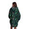 Wicked Part 1 Witch Hats & Glinda Seal All-Over Print Adult Green Long Sleeve Hooded Blanket